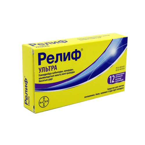 Релиф Ультра № 12 суппозит. ректал.