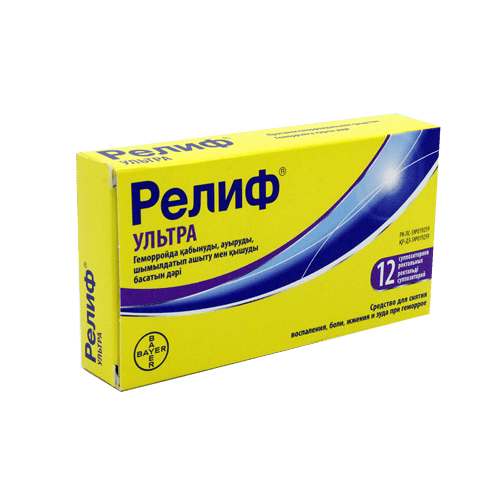 Релиф Ультра № 12 суппозит. ректал.