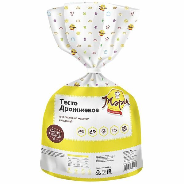 Тесто Мэри Сдобное охлажденное