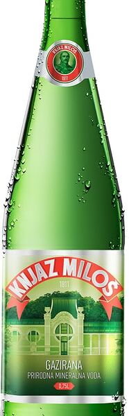 Вода Knjaz Milos газированная 750мл
