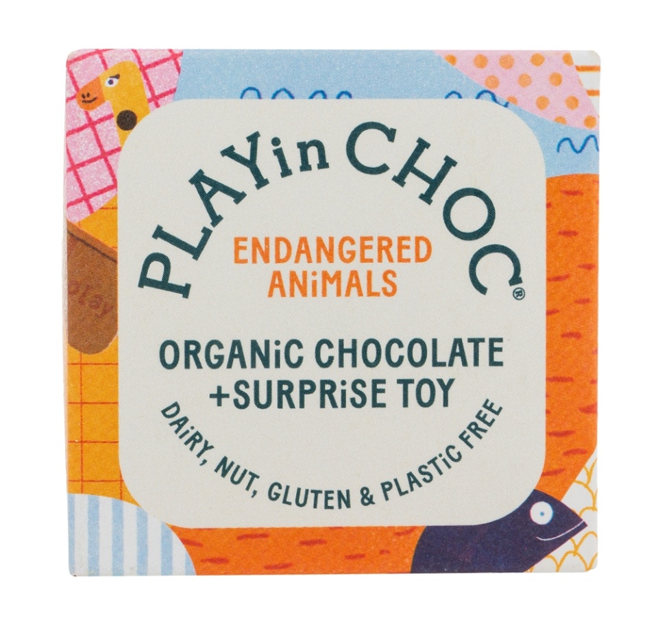 

Шоколад Playin Choc с игрушкой-пазл Endangered Animals 50 г, Великобритания