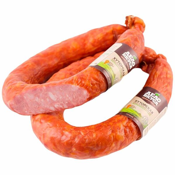 Колбаса полукопчёная Дело Вкуса Хуторская категории А вес