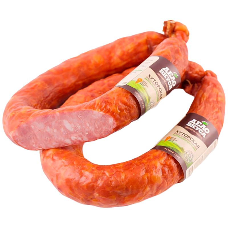 

Колбаса полукопчёная Дело Вкуса Хуторская вес