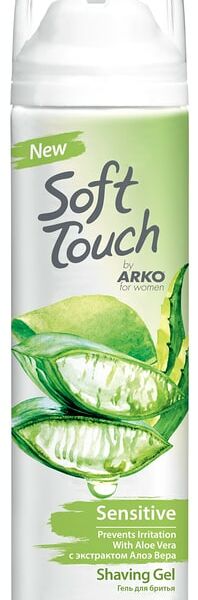 Гель для бритья Arko Soft Touch женский для чувствительной кожи 200 мл
