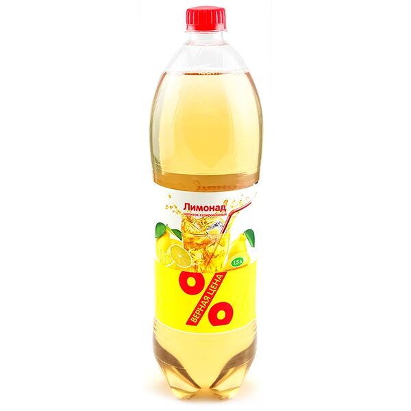 Напиток газированный Верная цена лимонад 1,5л