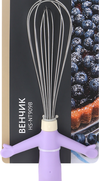 Венчик HOMECLUB на ножках, нержавеющая сталь, силикон Арт. HS-NT909B