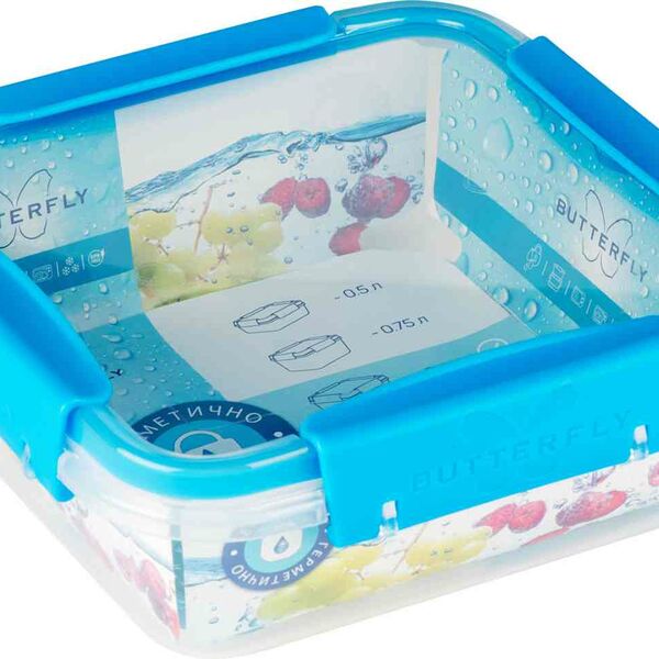 Контейнер Butterfly 15,6×15,6×5,8 см