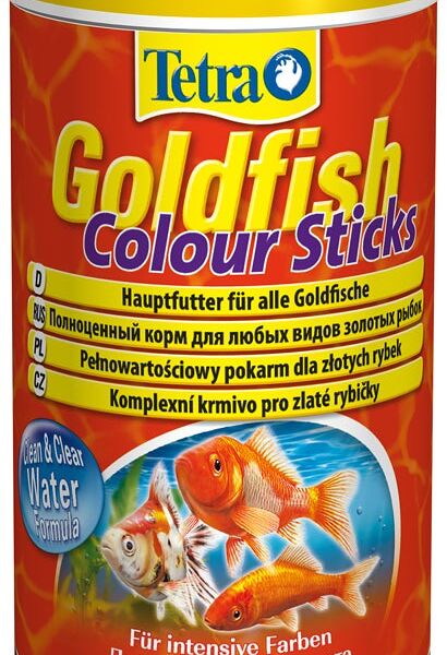 Tetra Goldfish Colour Sticks корм для всех золотых рыбок (палочки)