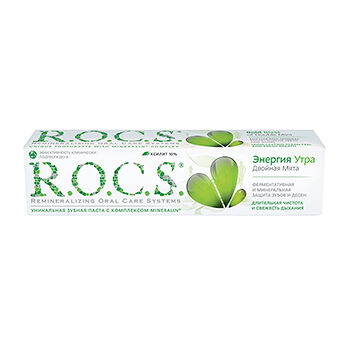 R.O.C.S. паста зубная двойная мята