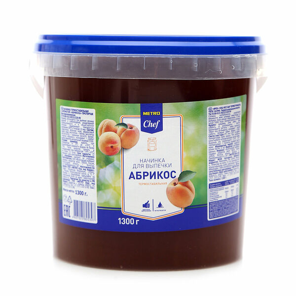 Начинка термостабильная с ароматом абрикоса TM Metro Chef (Метро Шеф)