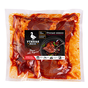 Ножки утиные в вишневом соусе в пакете для запекания Утиная ферма, вес