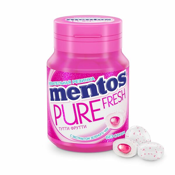 Жевательная резинка Mentos Pure Fresh Тутти Фрутти 54г