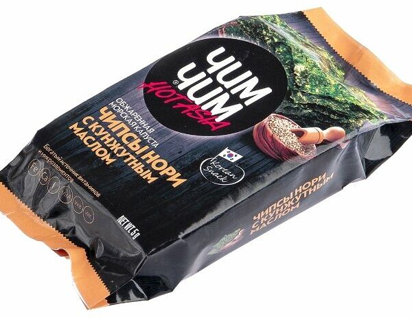 Чипсы нори с кунжутным маслом, «Чим-Чим», 4.5 г, КНДР