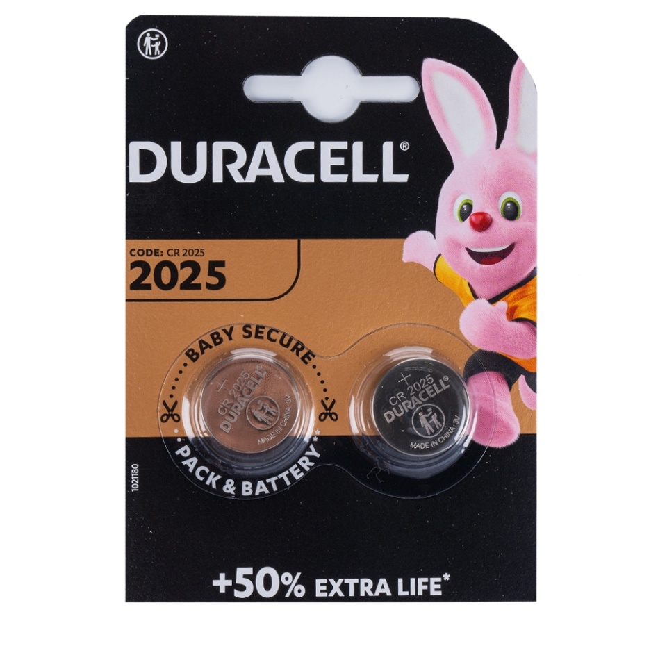 

Батарейки Duracell литиевые DL/CR 2025