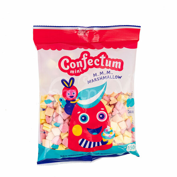 Маршмеллоу Confectum Мультиколоред 150гр Ароматизированный пакет