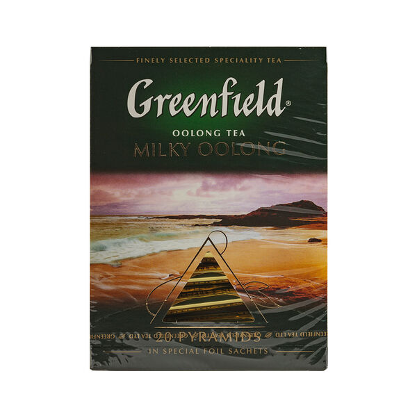 Чай Greenfield зеленый Milky Oolong, 20х1.8г, 36г