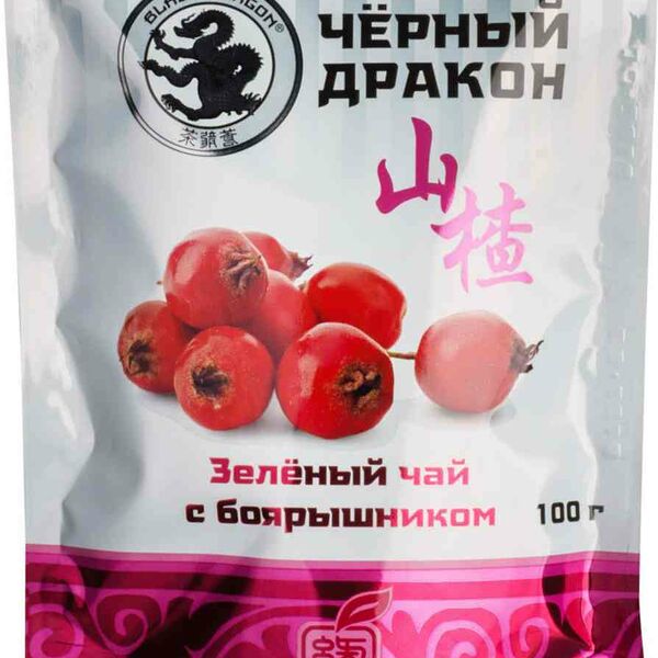 Чай зелёный Black Dragon с боярышником