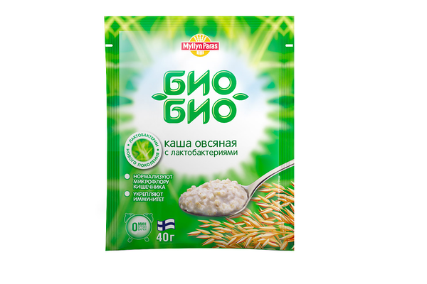 Каша овсяная Myllyn Paras порционная 1 шт.