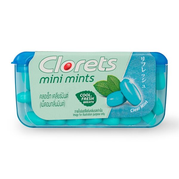 Леденцы CLORETS Candy Clear Mint, Таиланд