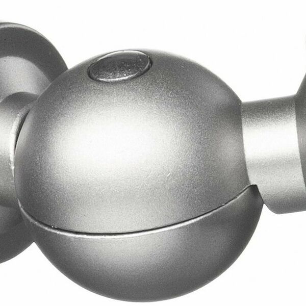 Эркер для карниза Home Accessory, серебристый, металл, 14 см