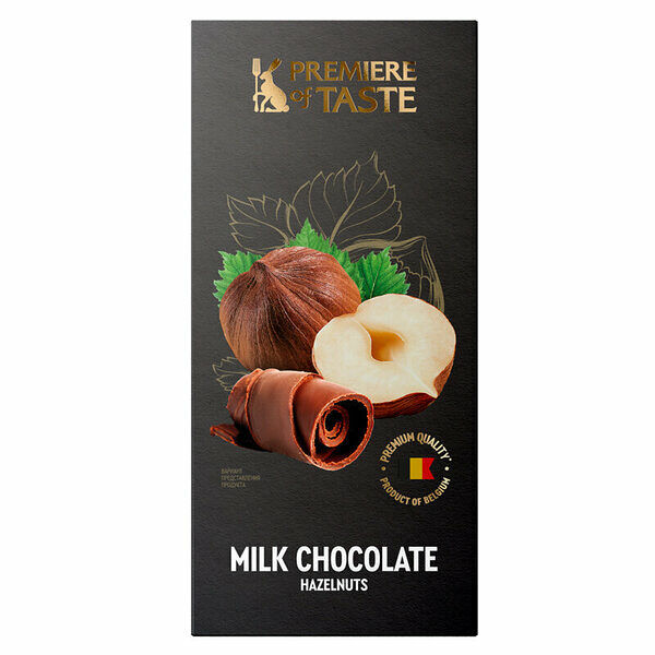 Шоколад молочный Premiere Of Taste с дробленым фундуком 80 г