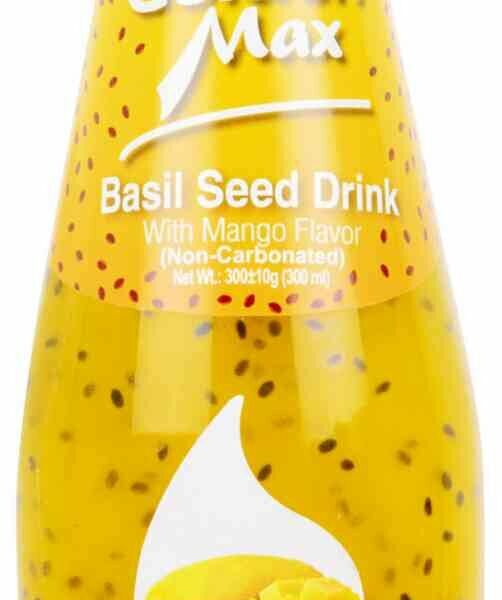 Напиток Golden Max с семенами базилика со вкусом манго негазированный