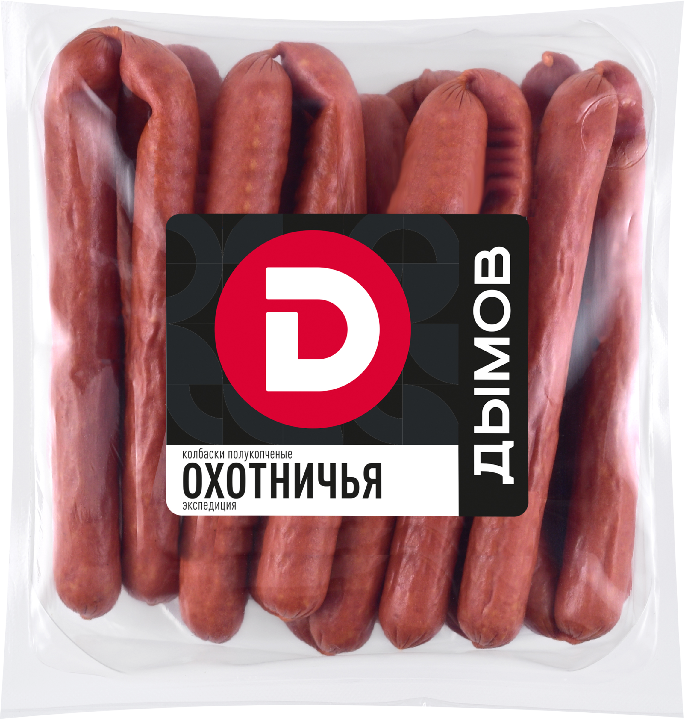 

Колбаски Дымов Охотничья экспедиция полукопченые вес