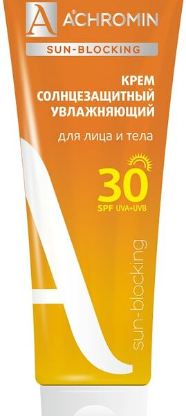 Крем солнцезащитный Achromin для лица и тела SPF30 250мл