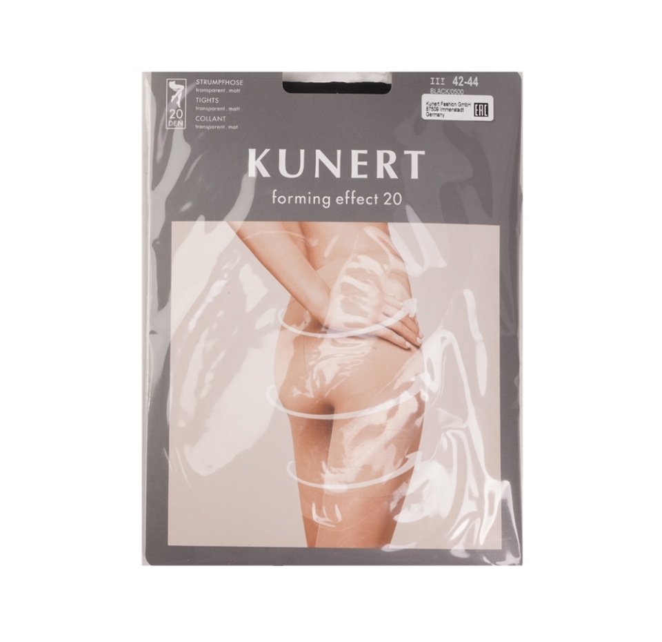 

Колготки KUNERT FORMING EFFECT цвет 050/черный 20 den, размер 3, Германия