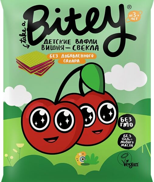 Вафли Take a Bitey Вишня-Свекла 35г