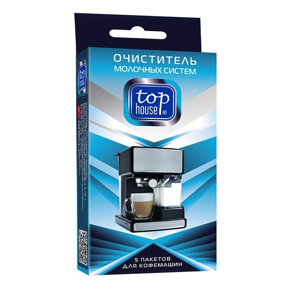 Очиститель Тop Нouse молочных систем для кофемашин и кофейных автоматов 5х10 г