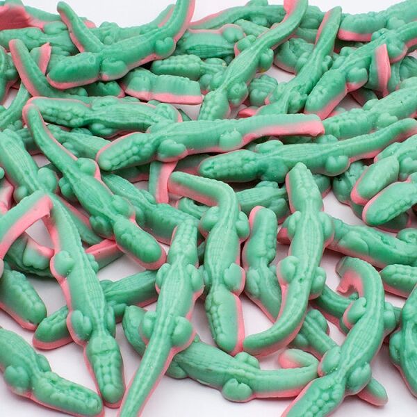 Сладкие крокодилы со вкусом арбуза