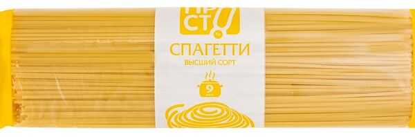 Макароны ПРОСТО Спагетти высший сорт 400г