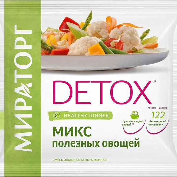 Смесь Мираторг Detox Микс полезных овощей замороженная 400г
