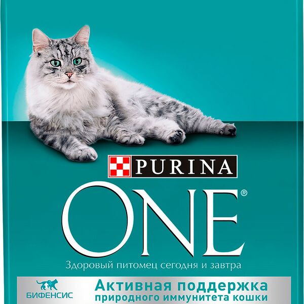 Purina One корм для кастрированных котов и стерилизованных кошек Говядина