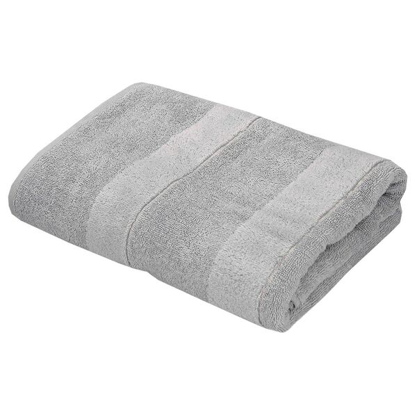 Полотенце махровое ДМ-Текстиль Serenity, хлопок, серый, 70х140 см