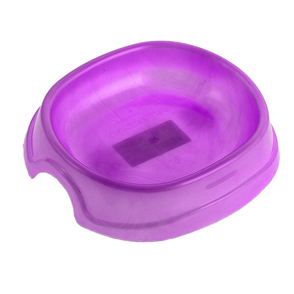 HOMECAT Atlantis Миска 200мл 13,5х12,5х3см (пластик) фиолетовый перламутр