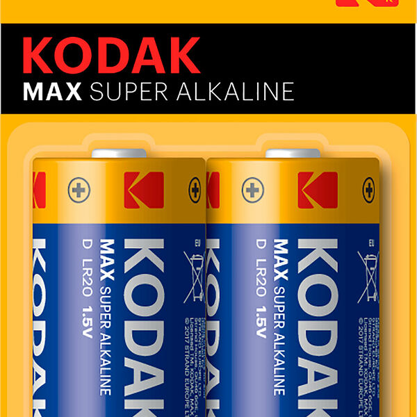 Батарейки Kodak Max Super D 2шт