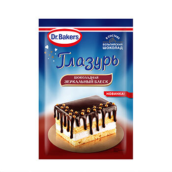Глазурь Dr.Oetker шоколадная зеркальная 100г, Россия
