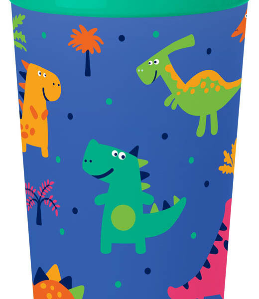 Стакан Бытпласт с декором Динозавры 380мл