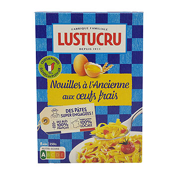 Макаронные изделия Lustucru Лапша яичная Эльзасская 250г, Франция