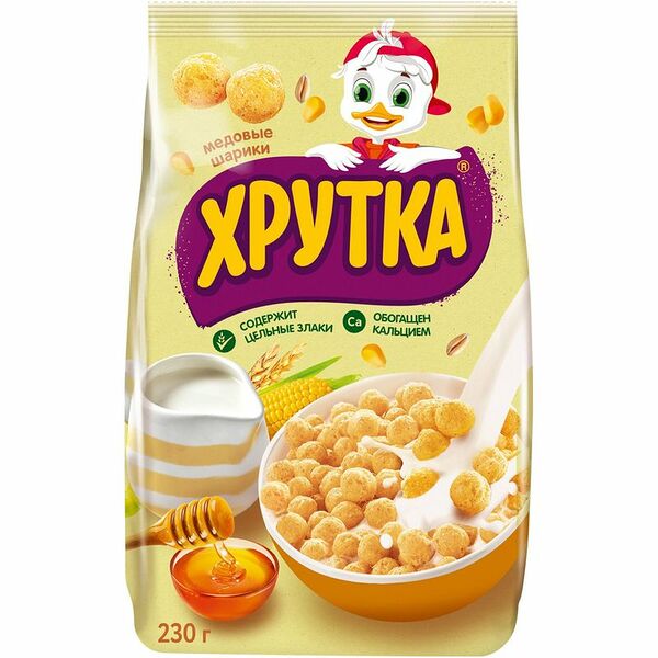 Сухой завтрак Хрутка Медовые шарики