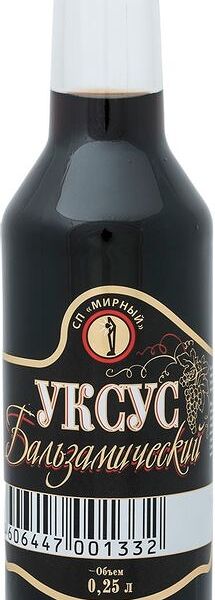 Уксус бальзамический СП Мирный 6%, 250мл