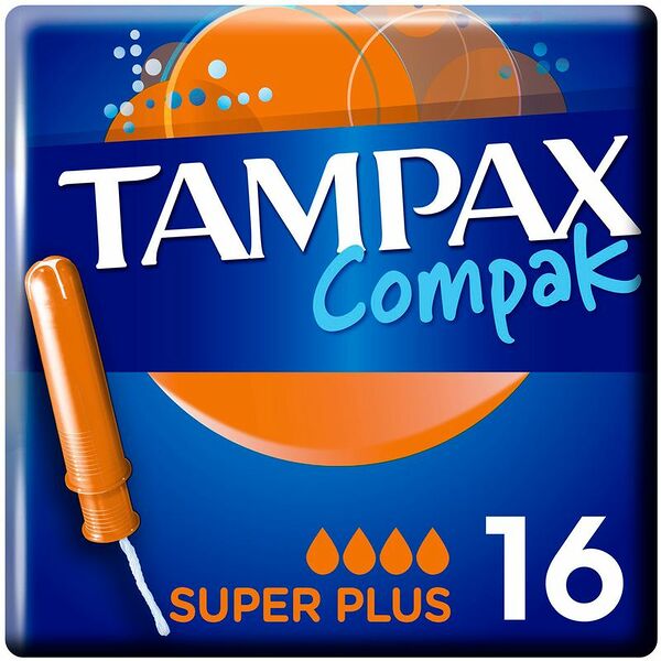 Тампоны Tampax Compak super plus, 16шт