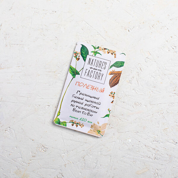 Полезный гречишный белый шоколад ручной работы