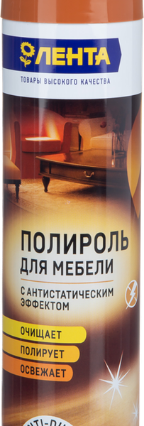Полироль для мебели Лента анти-пыль, с антистатическим эффектом