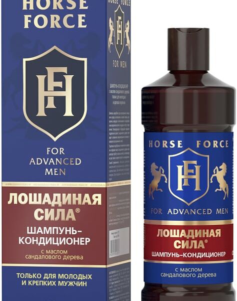 Шампунь-кондиционер для волос Лошадиная сила с маслом сандалового дерева 500мл
