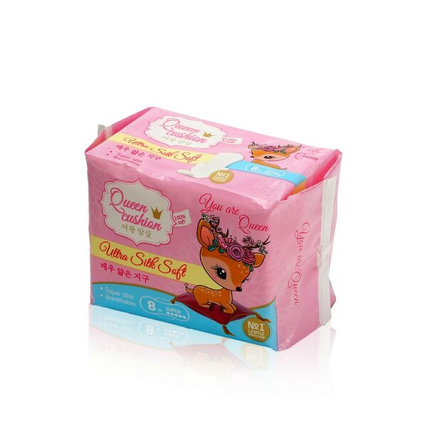 Женские прокладки Day Spa Queen Cusion Ultra Silk Soft super 8шт