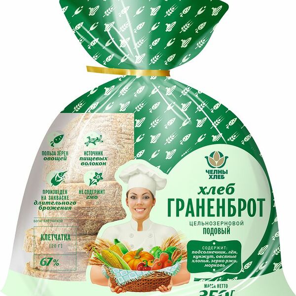 Хлеб Челны-Хлеб Граненброт нарезной