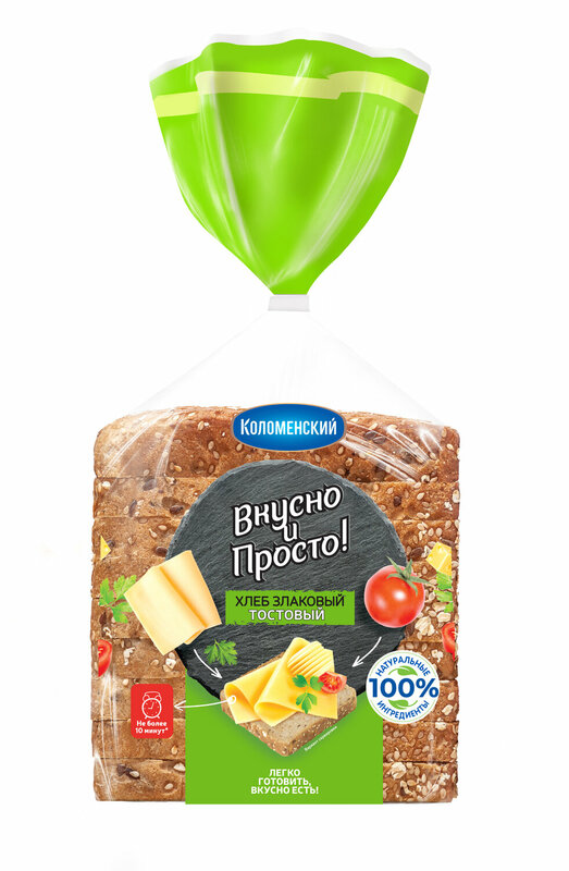 Купить Хлеб Тостовый злаковый ТМ Вкусно и просто по низкой цене с ...